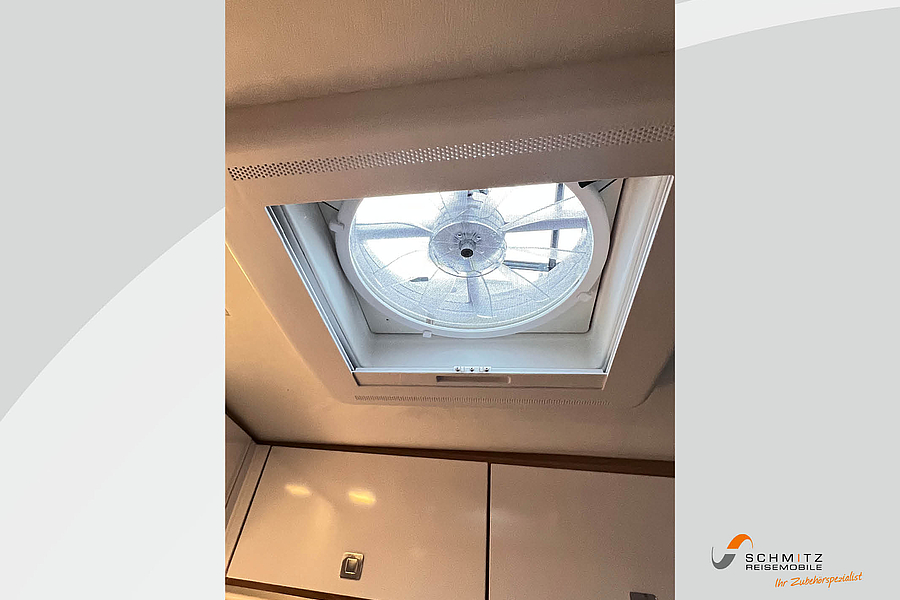 Luftzufuhr in der Decke