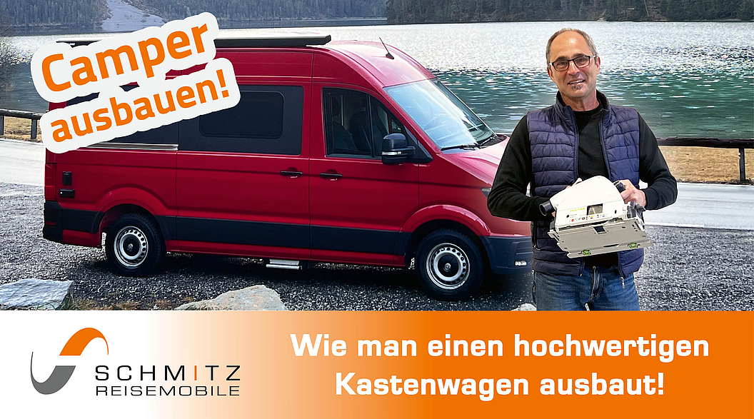 Ausbau roter VW Crafter