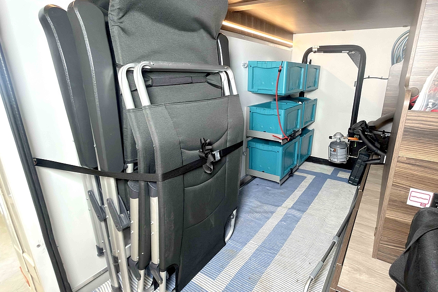 Wohnmobil Regal Heckgarage Laika